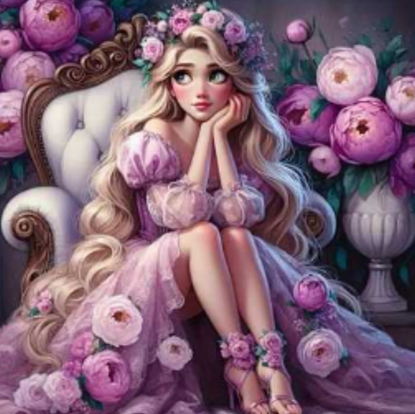 Fille beauté chevelure