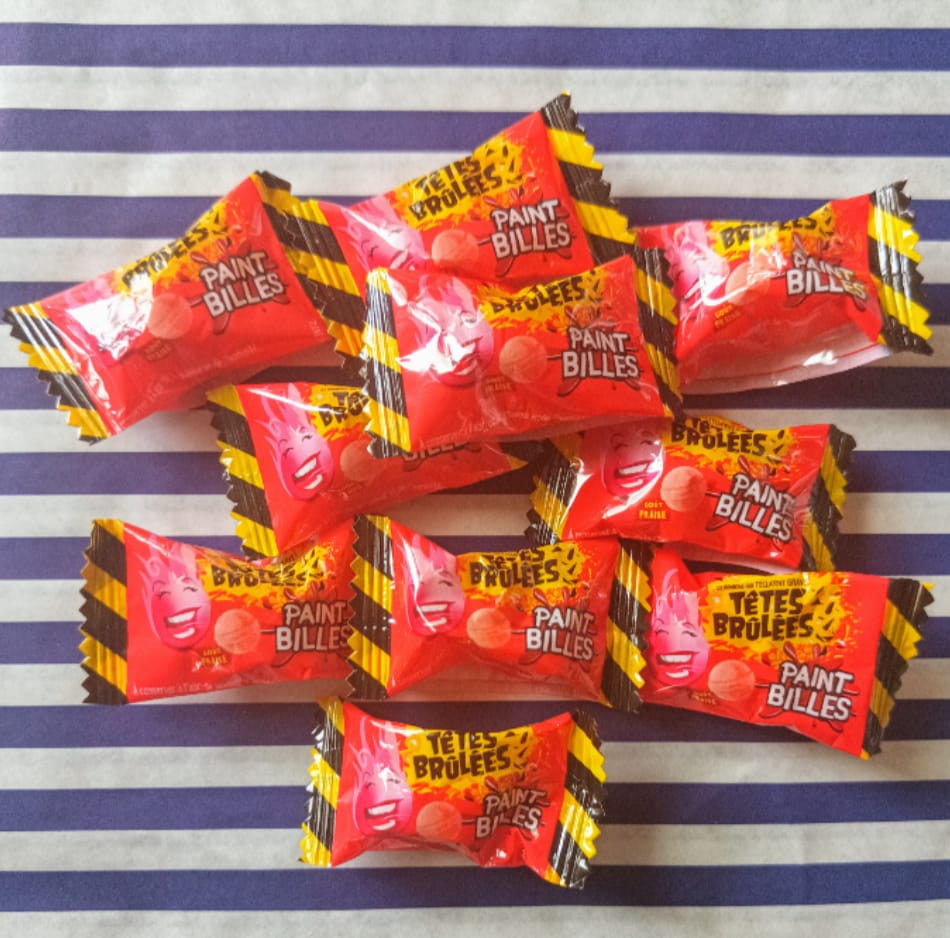 Têtes Brulées Fraise lot de 10