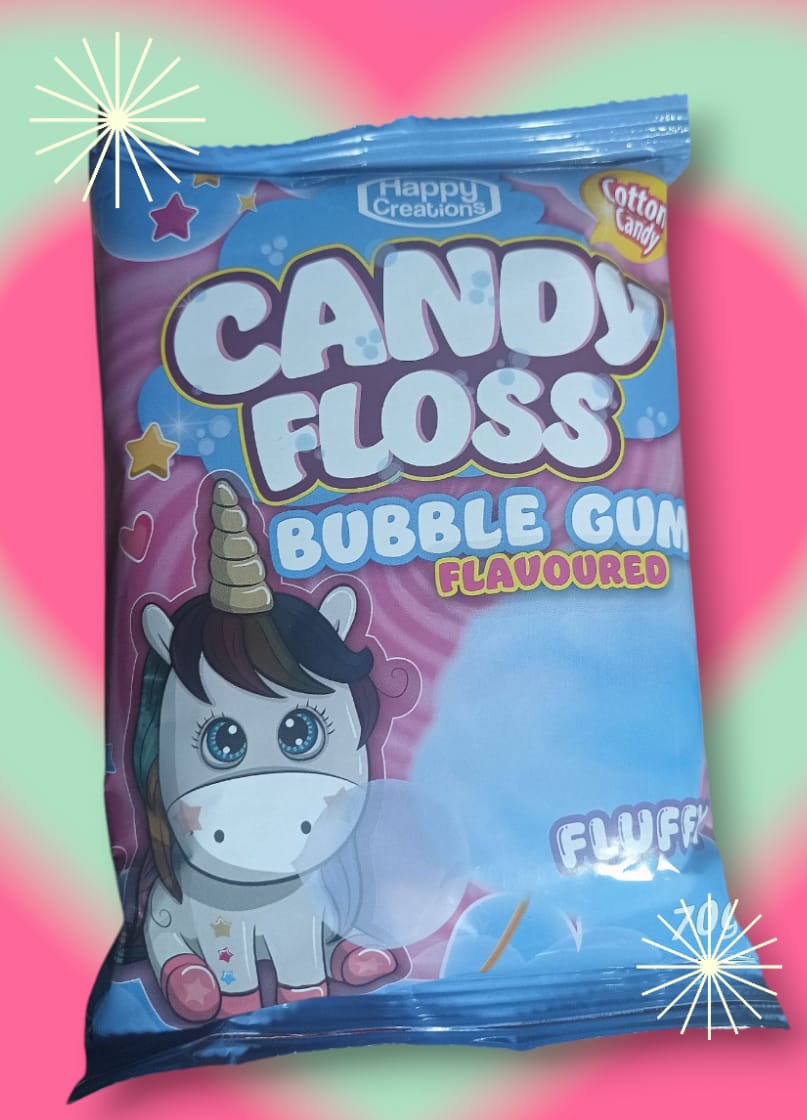 Barbe à papa Bubble Gum