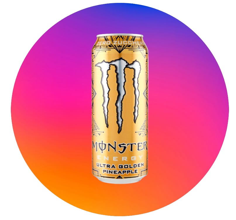 Monster Ultra gold ananas (sans sucre)