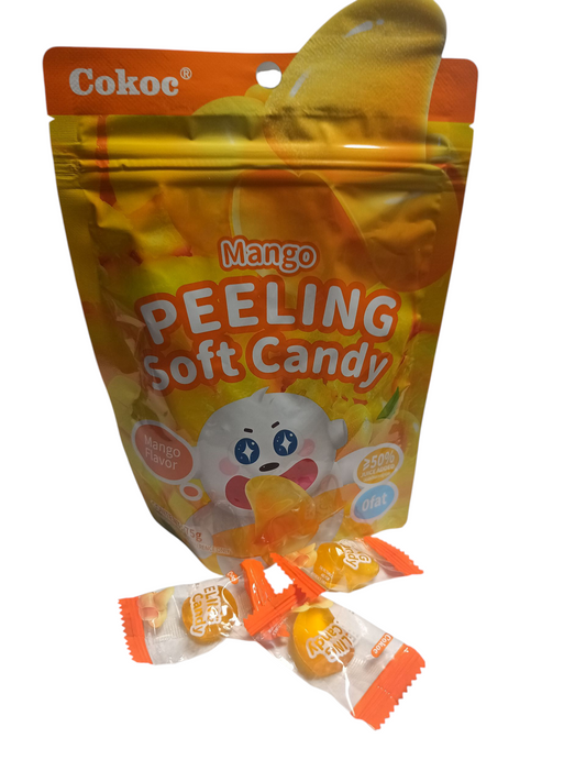 Peeling Soft Candy Mango (bonbons qui s'épluche)