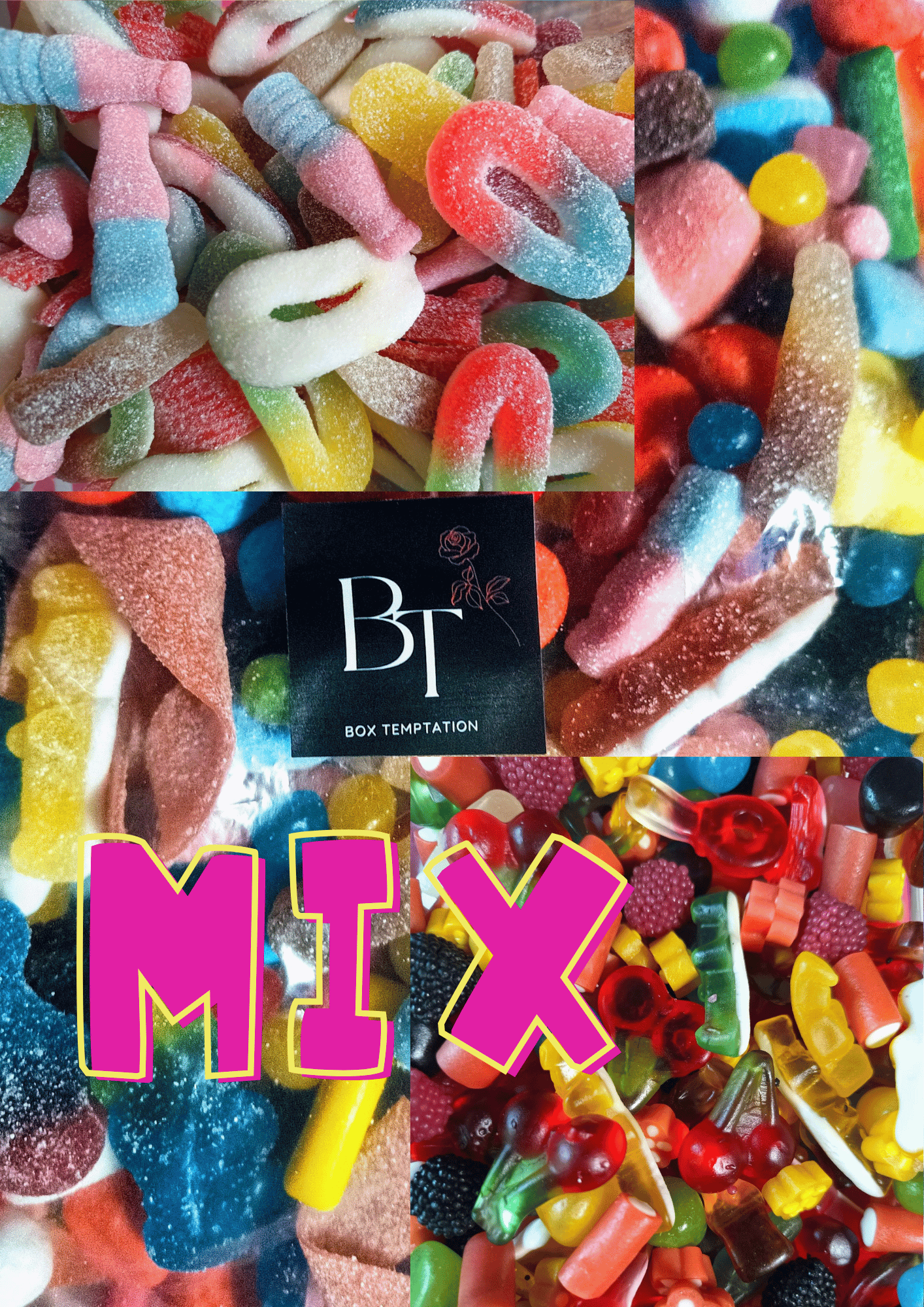 Mélange bonbons lisse et pik 1 kg